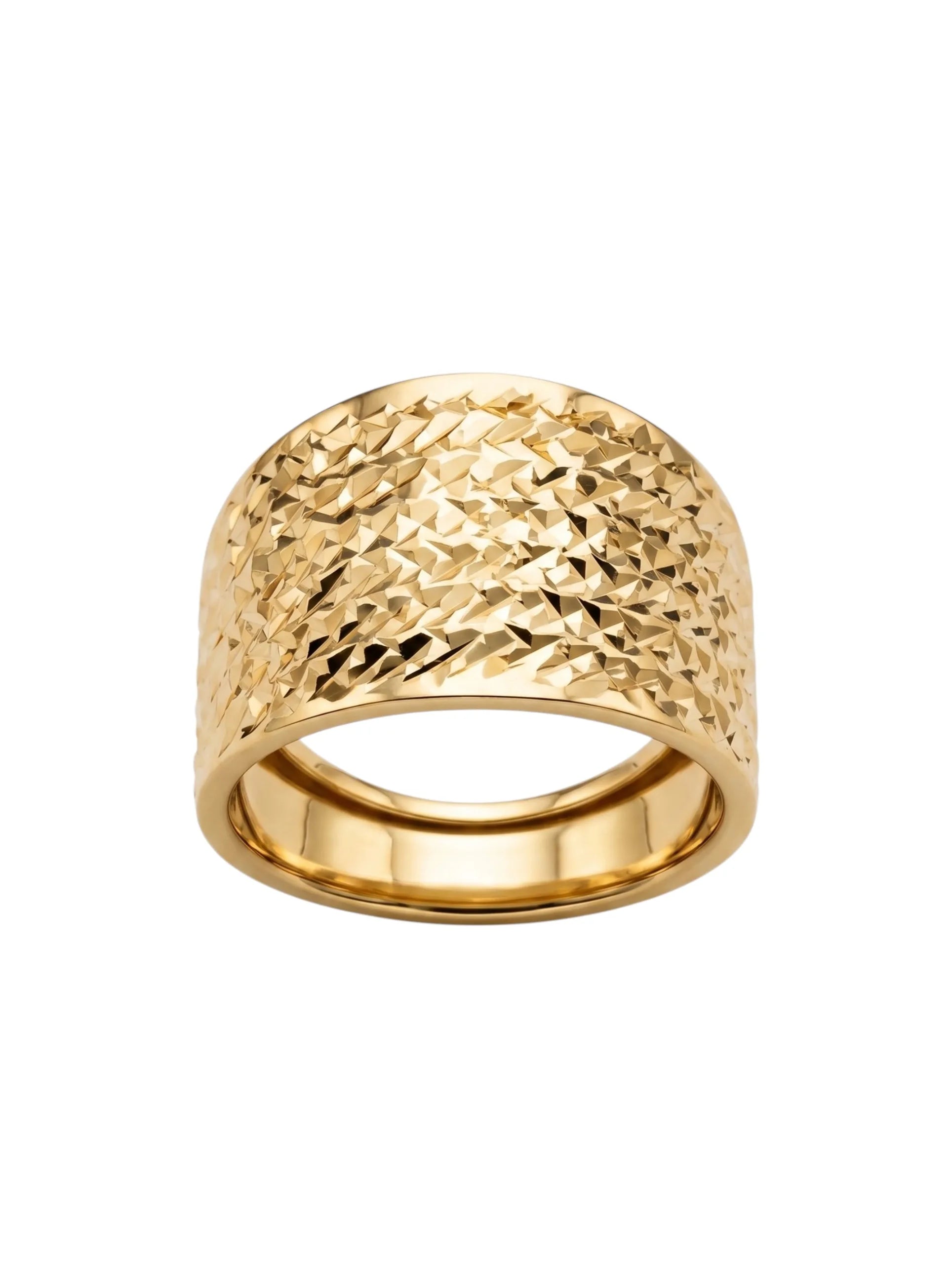 Anello lavorato donna in oro 18kt modello fascia