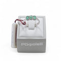 Anello donna trilogy smeraldo Pg gioielli in oro bianco 18kt