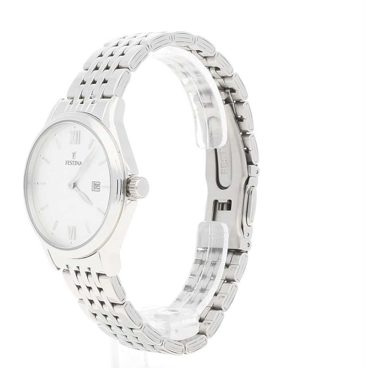 Festina Damenuhr Klassik Edelstahl F16748/2