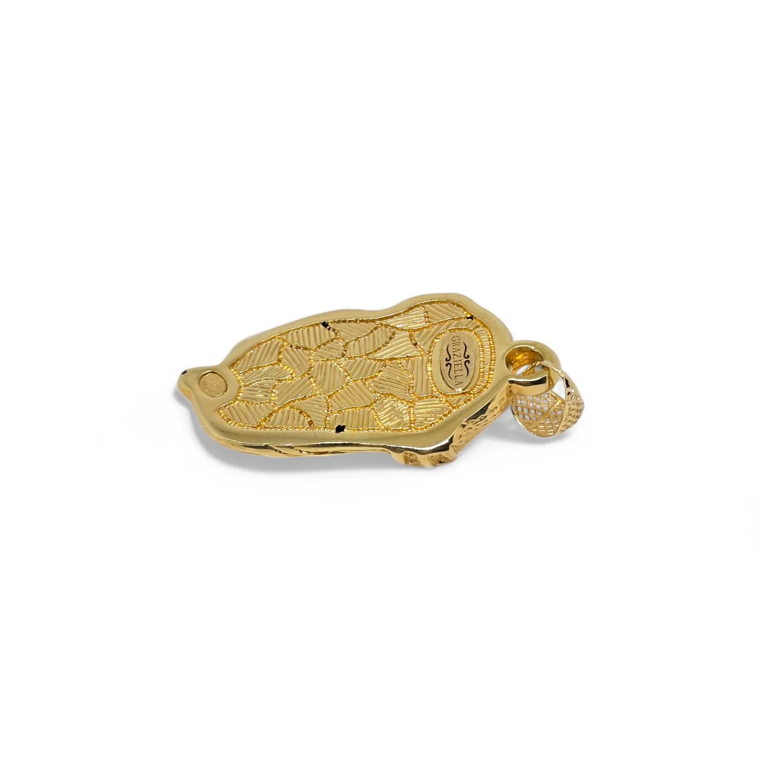 Pendente in oro giallo 18 carati con volto di Gesù Cristo
