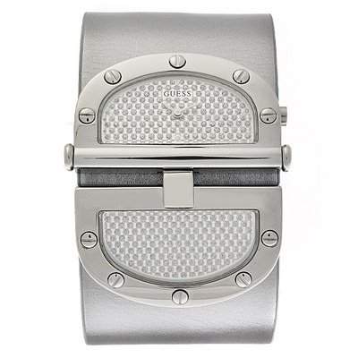 Orologio per Donna, Cinturino in pelle colore argento Guess w11510l3