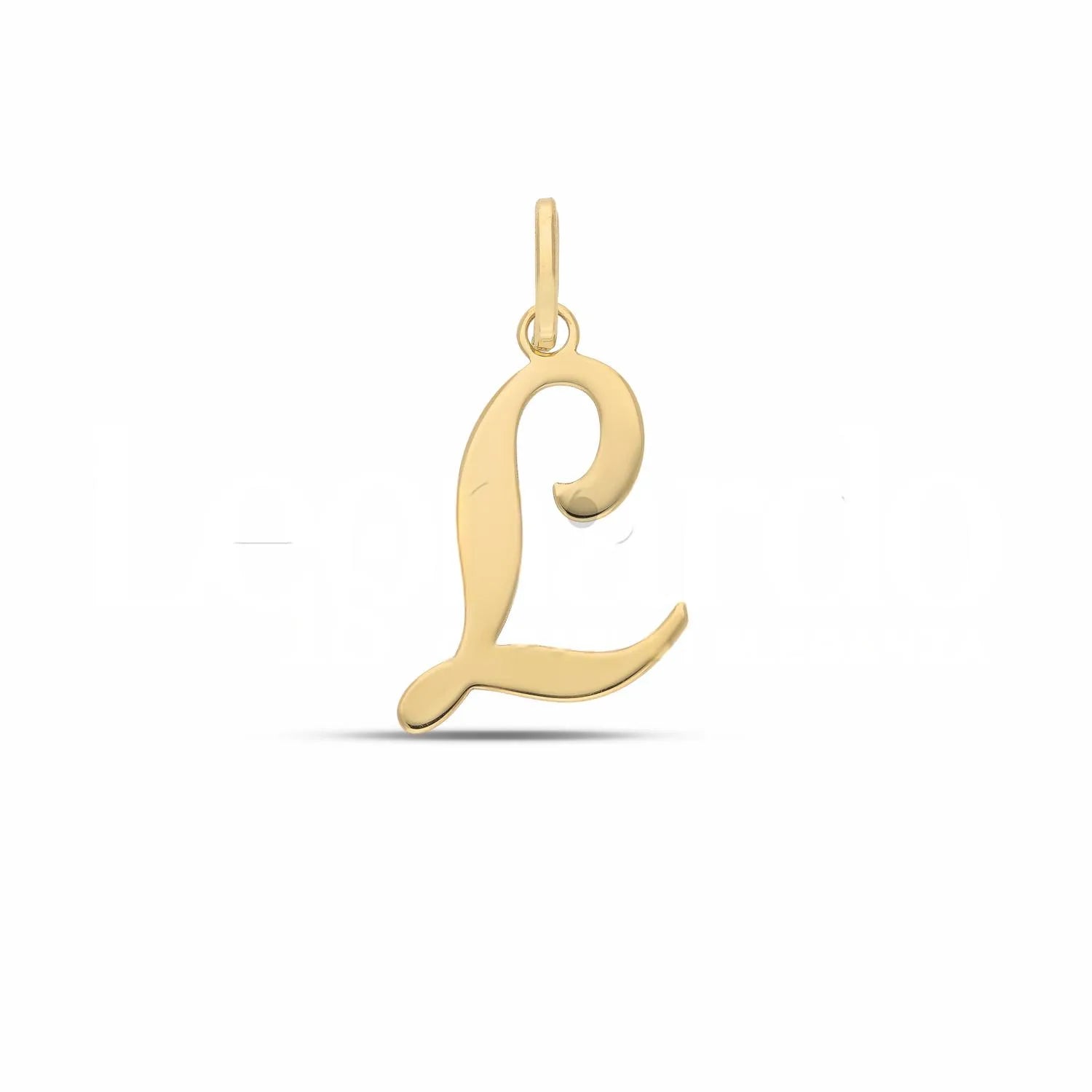 Pendente Letterina in Oro giallo 18 Carati