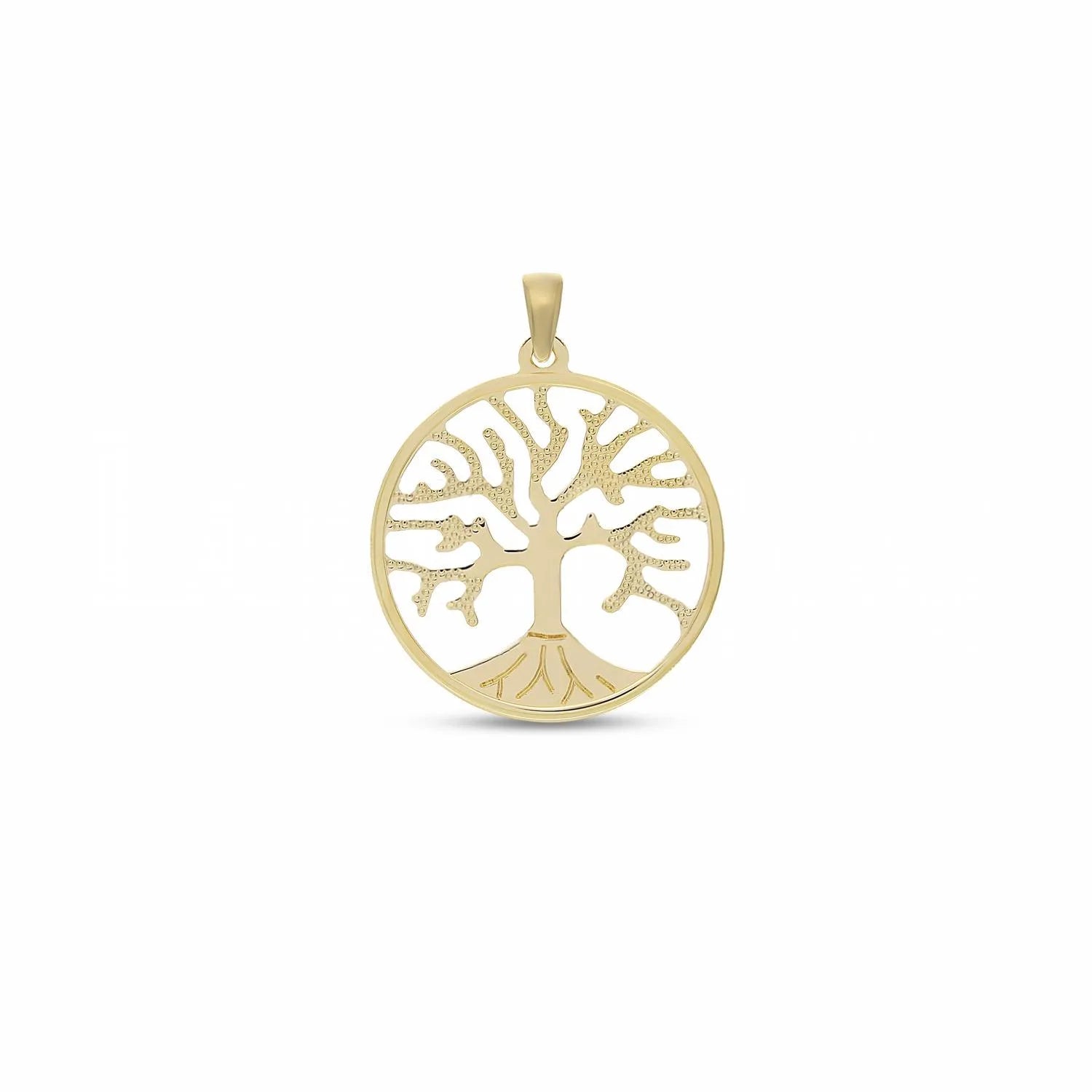 Ciondolo albero della vita in oro giallo 18 carati
