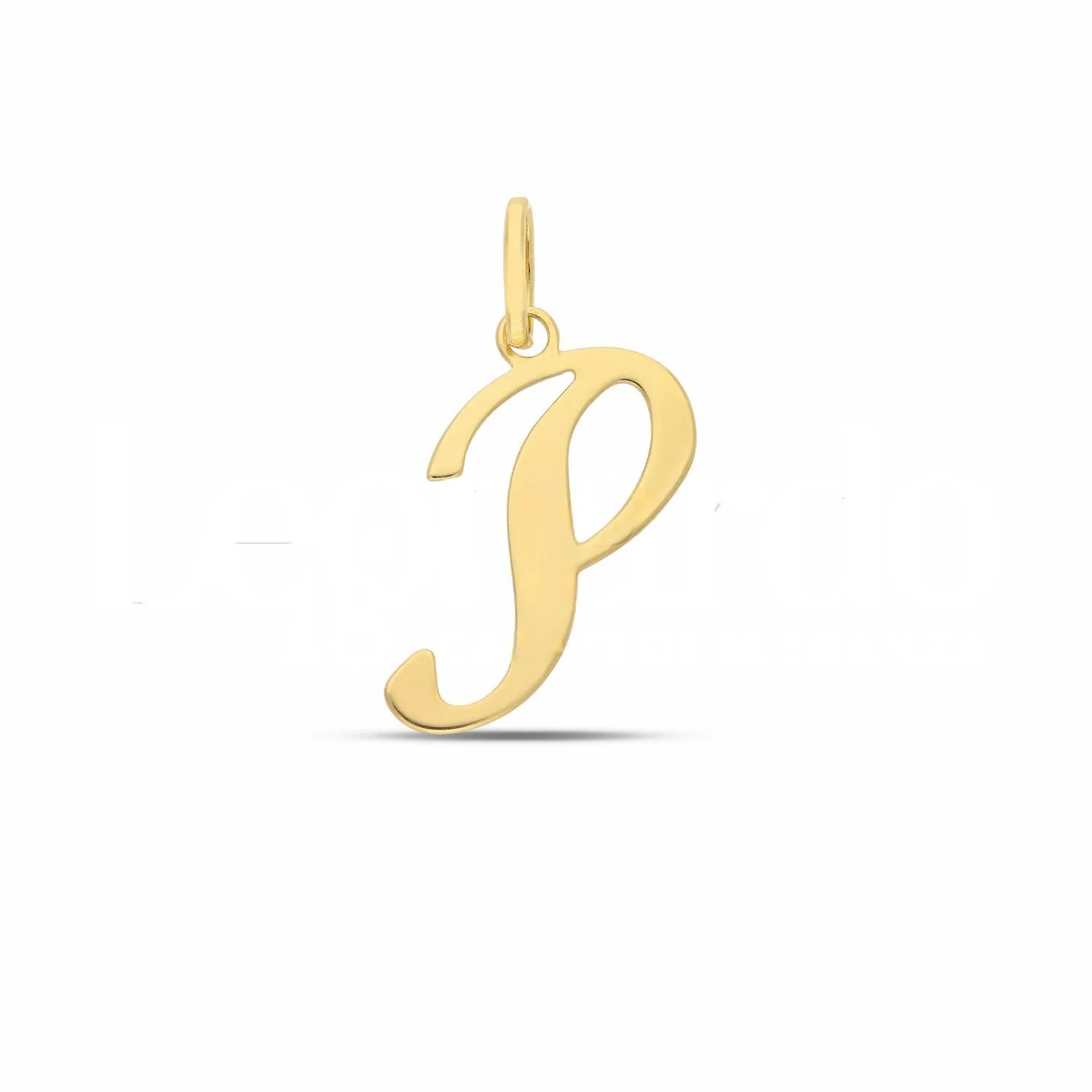 Pendente Letterina in Oro giallo 18 Carati
